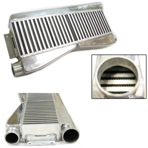 REV9 UNIVERSAL TWIN TURBO INTERCOOLER FMIC 28x12x3 /2 INLET /1 OUTLET